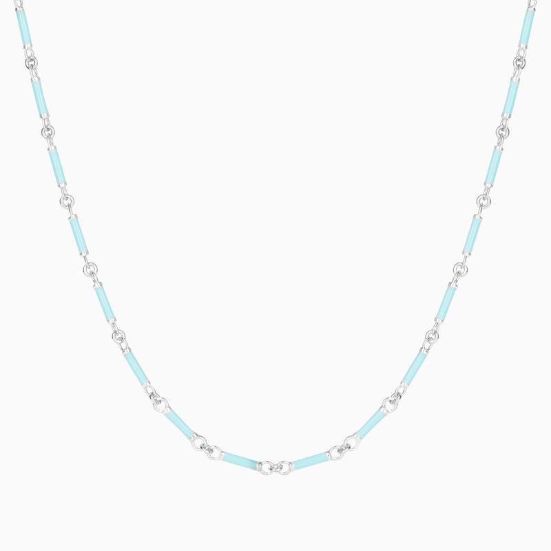 ويفز من لازوردي سلسلة تشوكر من الفضة - Image 3